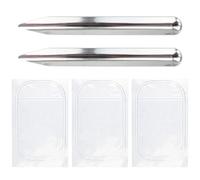 Pelles à perles et tapis en silicone, outils métalliques incurvés avec pointes pointues pour ramasser et ranger les perles, accessoires de fabrication de bijoux, pelle à perles