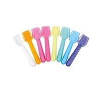 Pelles cuillères en plastique pour crème glacée colorées H. 10 cm - Conf. 1 kg-