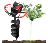 Pelleteuse à gaz à 4 temps avec 3 forets hélicoïdaux, perceuse portable pour l'agriculture, le jardinage, la plantation