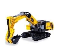 Pelleteuse Bricks - JAMARA - 402850 - Jaune - 467 pièces - Cabine pour figurine