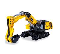 Pelleteuse Bricks - JAMARA - 402850 - Jaune - 467 pièces - Cabine pour figurine