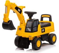 Pelleteuse CAT Excavator - pour enfants - 1 à 3 ans - avec klaxon- Jaune