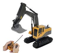 Pelleteuse Rc 6 Canaux 1:24 2.4g, Jouet Rtr En Alliage De Voiture Et Plastique, Cadeau De Noël Pour Enfants