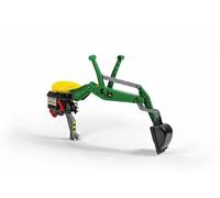 Rolly Toys Excavateur arrière RollyBackhoe 409358 pour tracteurs John Deere Vert
