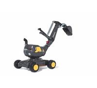 Rolly Toys rollyDigger Volvo EW160 Pelleteuse jouet (pour enfants de 3 à 5 ans, pelle en plastique, couleur gris/jaune) 421152, 102 x 43 x 74 cm