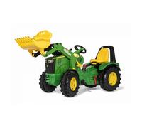 Pelleteuse rollyTrac Premium - ROLLY TOYS - John Deere 8400R - 2 vitesses - Siège réglable - Frein à main