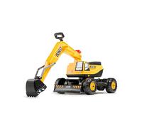 Pelleteuse super builder entièrement articulée avec assise ouvrante jaune jcb TU