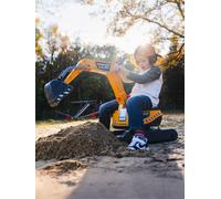 Pelleteuse Super Builder Entièrement Articulée Avec Assise Ouvrante Jaune Rouge TU