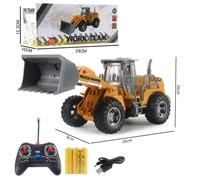 Pelleteuse télécommandée camion jouet pour garcon 3 4 5 6 ans Tracteur de construction télécommande excavatrice