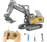 Pelleteuse Télécommandée Enfant Métal, Pelleteuse Tracteur Enfant Camion, Voiture Télécommandée Jouets, Jouet Construction Cadeau