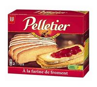 PELLETIER GRANDES TRANCHES FROMENT X22 455G, LU, LOT DE 4