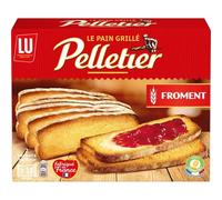 PELLETIER - Pains Grillés À La Farine De Froment, Boîte 455 g - Lot De 4