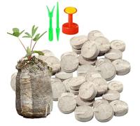Pellets de - 100 Pcs Plateaux de mélange de pots | Boules de sol 30 mm | pour le jardinage intérieur et extérieur, légumes, parterre de fleurs, terrarium, culture , transplantation