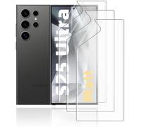 Pellicule Hydrogel Mate Pour Samsung Galaxy S25 Ultra - Lot De 3 (Tpu) Protection Écran Antireflet Anti-Empreintes Anti-Éblouissement Auto-Réparante Compatible Capteur D'empreintes