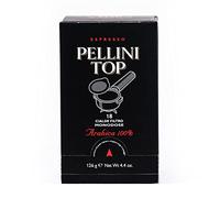 Pellini Café Top 100% Arabica, 108 Cafés en Dosettes Compostables ESE à l'Arôme Intense et Enveloppant et à la Torréfaction Délicate, 6 Paquets de 18 Dosettes