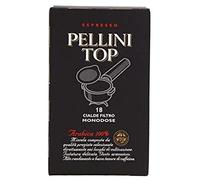 Pellini Caffè Dosettes, Espresso Pellini Top 100% Arabica - 18 dosettes individuelles, 125 gr