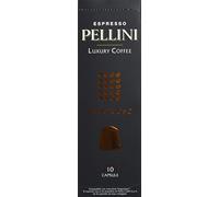 Pellini Caffè, Espresso Pellini Luxury Coffee Armonioso, Compatibles Nespresso - 4 étuis de 10 capsules (au total 40 capsules)