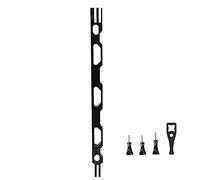 PellKing Akaso - Bras d'extension en alliage d'aluminium pour casque de moto Insta360 One R/X/X2, GoPro Max 9/8/7/(2018)/6/5/4 et DJI Osmo Action, caméra de sport Akaso (Noir)