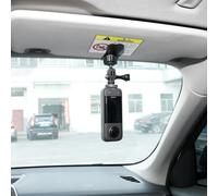 Pellking Car Sun Visor Mount Vlog / Porte-video pour iPhone Samsung Cell Phone GoPro 13 12 10 9 8 7 6 Insta360 x4 x3 x2 x RS R Akaso DJI Osmo Act