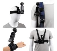 PellKing Kit d'accessoires pour DJI Osmo Pocket 3, Sangle de tête à dégagement Rapide