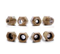 PELMOS Set d’Adaptateurs Bouteille Gaz - 4 Pièces Set Raccords Gaz pour Remplissage de Bouteilles Allemandes en UE - Etiquetage Clair D1 à D4