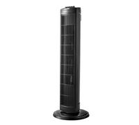 PELONIS 76 cm Ventilateur Tour Oscillant, 3 Vitesses, Minuterie 8H, Silencieux & Gain de Place pour Maison, Bureau (Noir)