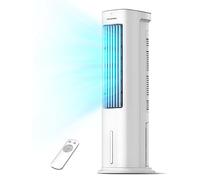 PELONIS Refroidisseur d'Air par Évaporation, Climatiseur Mobile, 5L avec Télécommande, 355m³/h, Sans Tuyau d'Évacuation