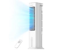 PELONIS Refroidisseur d'Air par Évaporation, Climatiseur Mobile, 5L avec Télécommande, 355m³/h, Sans Tuyau d'Évacuation