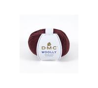 DMC Garn – Pelote Woolly 100% mérinos 50 g – Lie de vin 053 – Douce, adaptée aux peaux sensibles