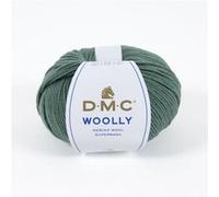 DMC – Pelote de laine Woolly 100% mérinos 50 g, douce pour peaux sensibles – 087 Vert fumee