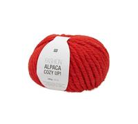 Pelote 100gr laine et Alpaga FASHION ALPACA COZY UP - Rico Design 010 Rouge - 010 Rouge 010 Rouge