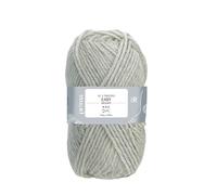 Pelote 30% laine 50g gris chiné - Prima Mercerie - Fils à tricoter - gris