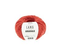 Pelote à tricoter ANANAS - - Fil durable en lyocell et fibres d'ananas(...) - 61 Rouge