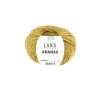 Pelote À Tricoter Ananas ¿ Lang Yarns - Fil Durable En Lyocell Et Fibres D¿Ananas. Color : 77 Jaune Jaune
