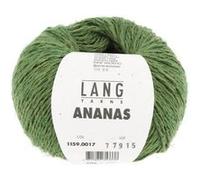 Pelote à tricoter ANANAS - Lang Yarns - Fil durable en lyocell et fibres d’ananas(...) - 17 Vert 17 Vert G
