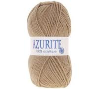 Pelote à tricoter AZURITE de Distrifil - Laissez votre créativité briller à petit prix ! - certifié Oeko-Tex(...) - 0512 Chamois 0512 Chamois G