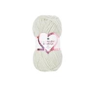Pelote à tricoter CREATIVE CHENILLOVE SPARKLE - 100gr -(...) - 01 Creme