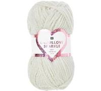 Pelote à tricoter CREATIVE CHENILLOVE SPARKLE - 100gr - Rico Design(...) - 01 Creme 01 Creme G