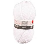 Pelote à tricoter DUO - Cheval Blanc(...) - 011 Blanc 011 Blanc
