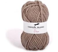 Pelote à tricoter DUO - Cheval Blanc(...) - 304 Taupe 304 Taupe