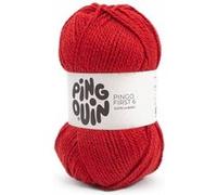 Pelote à Tricoter PINGO FIRST 6 - 100 g - Pingouin : Douceur, Polyvalence et Petit Prix(...) - Cerise Rouge Cerise Rouge G