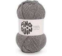 Pelote à Tricoter PINGO FIRST 6 - 100 g - Pingouin : Douceur, Polyvalence et Petit Prix(...) - Orage Gris Orage Gris G