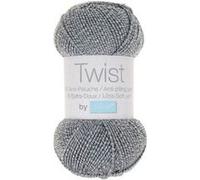 Pelote à tricoter TWIST - 100gr - Trimits(...) - 09 gris/blanc 09 gris/blanc