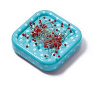 Pelote aimantée Prym Love menthe à pois blancs