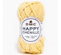 Pelote Amigurumi - DMC - HAPPY CHENILLE - 15g - Jaune clair - 100% Polyester