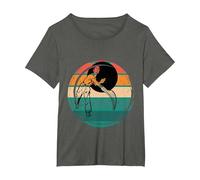 Pelote Basque | Pelote Basque rétro Vintage T-Shirt, Femme Grandes Tailles, Asphalte, 1X