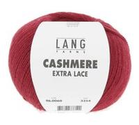 Pelote CASHMERE EXTRA LACE exceptionnelle à tricoter - 25gr- Lang Yarns : Une laine d’exception, douce et luxueuse(...) - 0060 Rouge 0060 Rouge