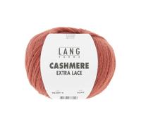 Pelote Cashmere Extra Lace Exceptionnelle À Tricoter - 25gr- Lang Yarns : Une Laine D'exception, Douce Et Luxueuse. Color : 0015 Orange Orange