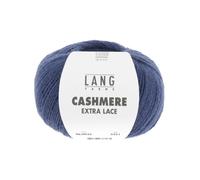 Pelote Cashmere Extra Lace Exceptionnelle À Tricoter - 25gr- Lang Yarns : Une Laine D'exception, Douce Et Luxueuse. Color : 0025 Bleu Bleu