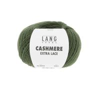 Pelote Cashmere Extra Lace Exceptionnelle À Tricoter - 25gr- Lang Yarns : Une Laine D'exception, Douce Et Luxueuse. Color : 0098 Vert Vert